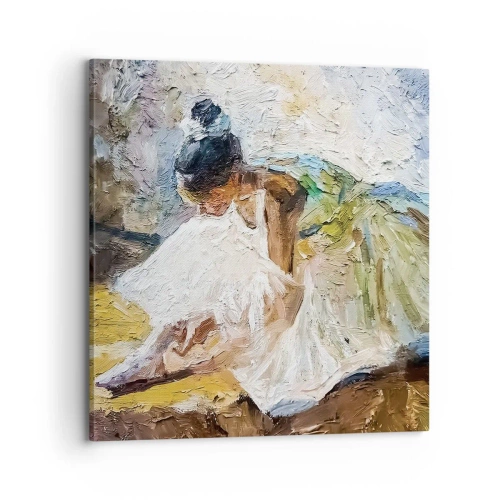 Impression sur toile - Image sur toile - D'après un tableau de Degas - 70x70 cm