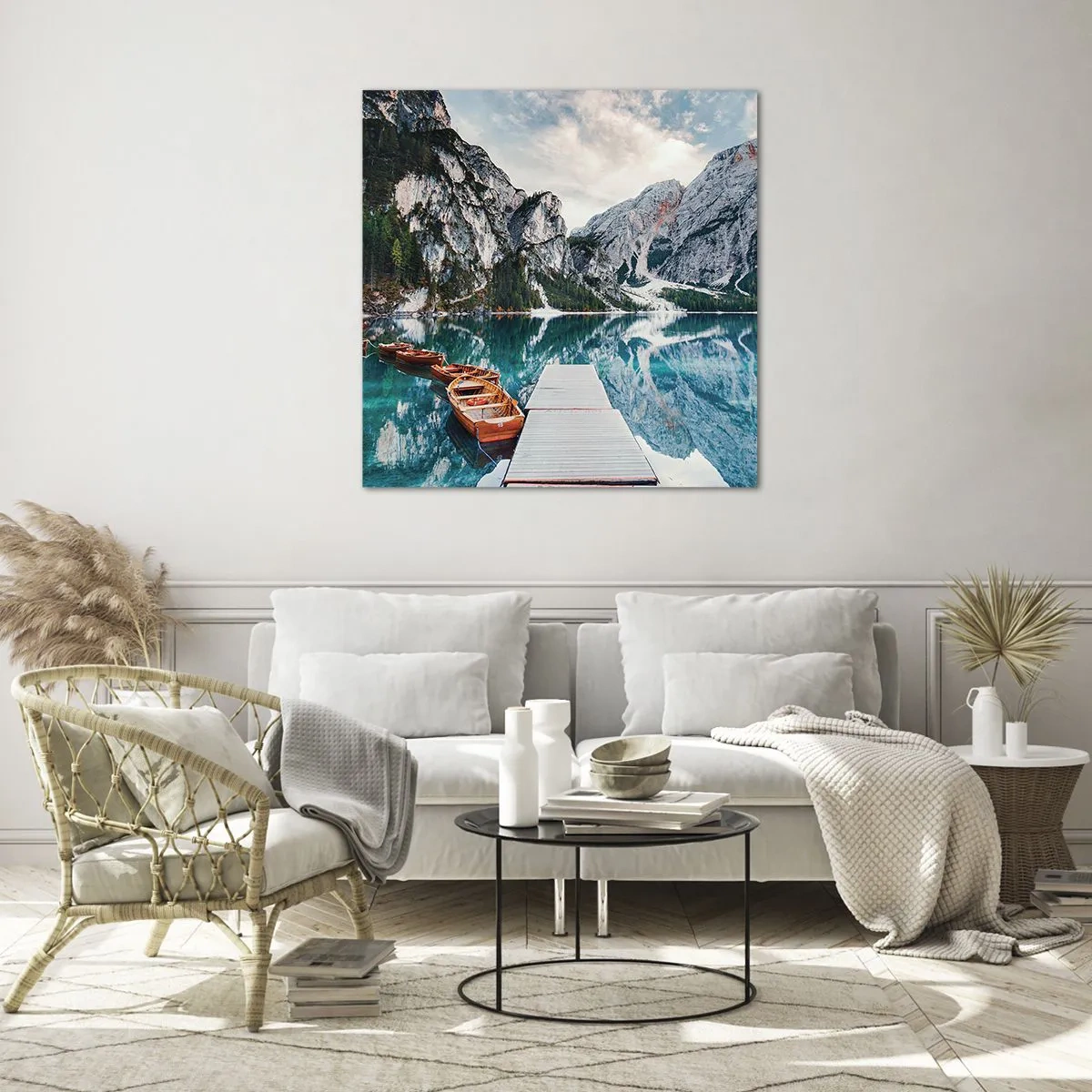 Impression sur verre - Image sur verre - On va te montrer la beauté - 30x30 cm