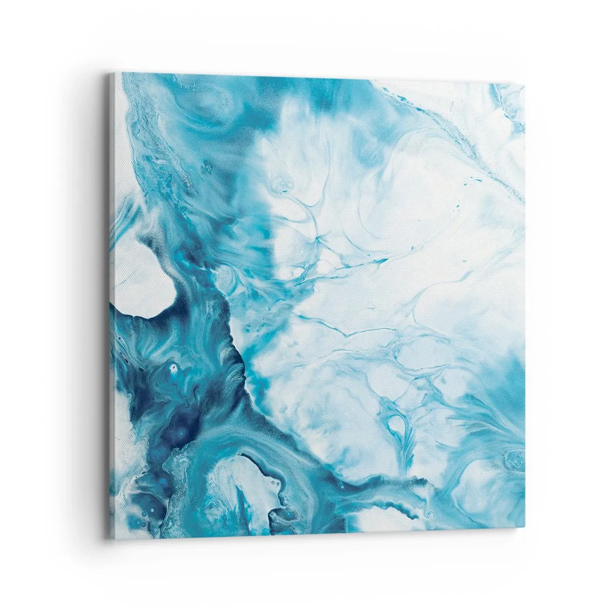 Impression sur toile - Image sur toile - Concert de bleu - 70x70 cm