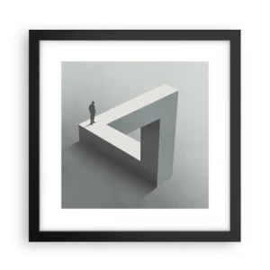 Affiche dans un cadre noir - Poster - Mais c'est possible - 30x30 cm