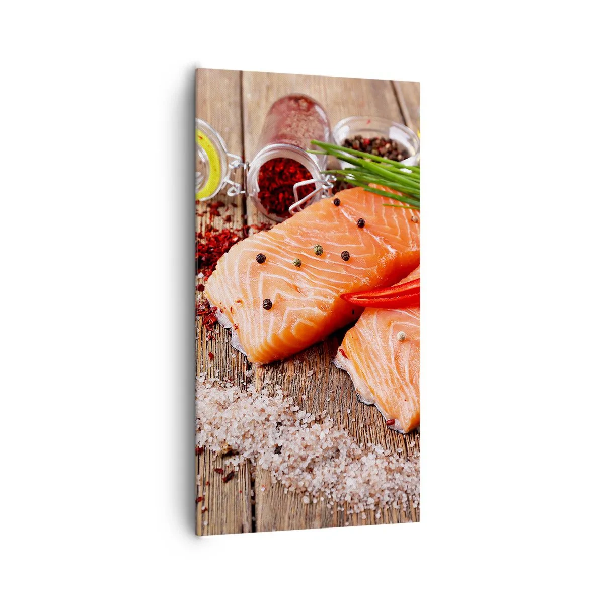 Impression sur toile - Image sur toile - Aventure norvégienne dans la cuisine - 65x120 cm