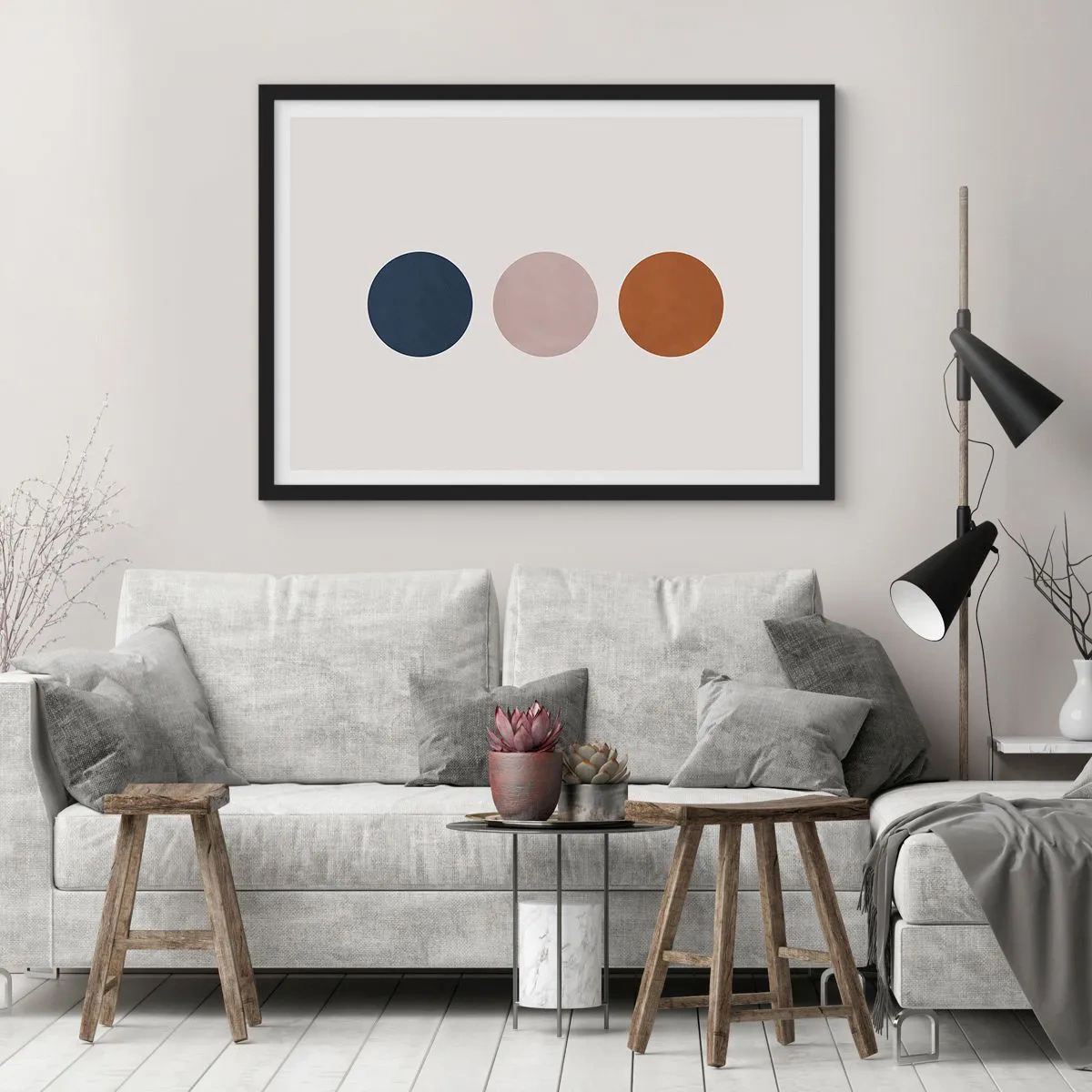 Affiche dans un cadre noir - Poster - Symbole d'excellence - 40x30 cm