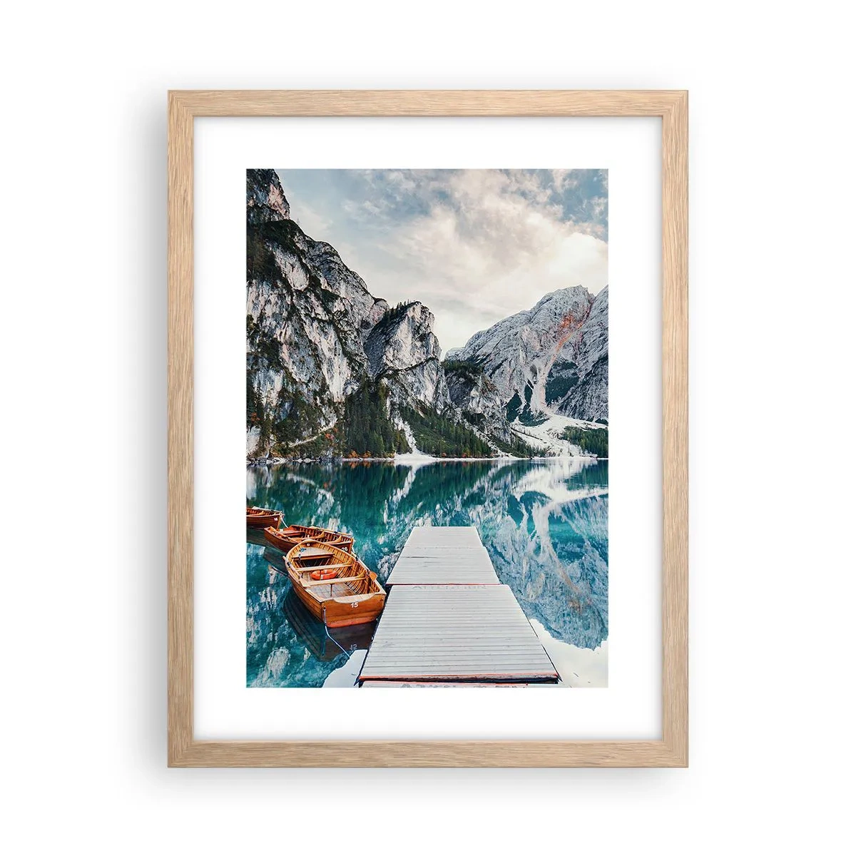 Affiche dans un chêne clair - Poster - On va te montrer la beauté - 30x40 cm