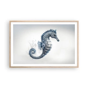 Affiche dans un chêne clair - Poster - Une subtile plaisanterie de la nature - 91x61 cm