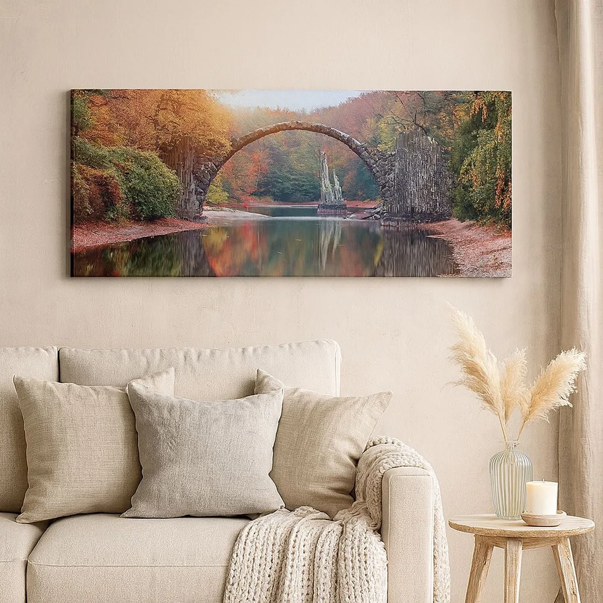 Impression sur toile - Image sur toile - De l'autre cote du miroir - 100x40 cm