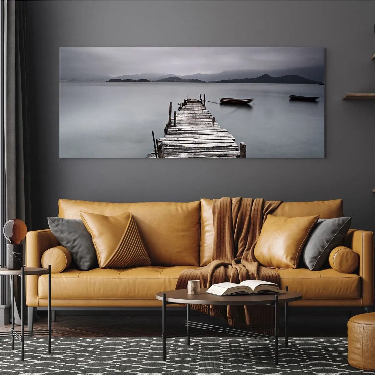 Impression sur verre - Image sur verre - Tu peux partir demain - 100x40 cm