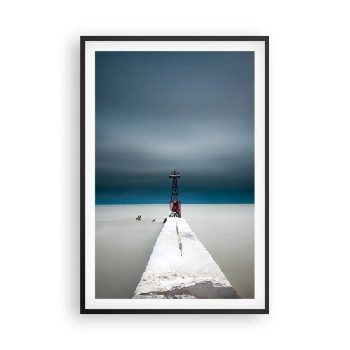 Affiche dans un cadre noir - Poster - À la rencontre de l'immensité - 61x91 cm