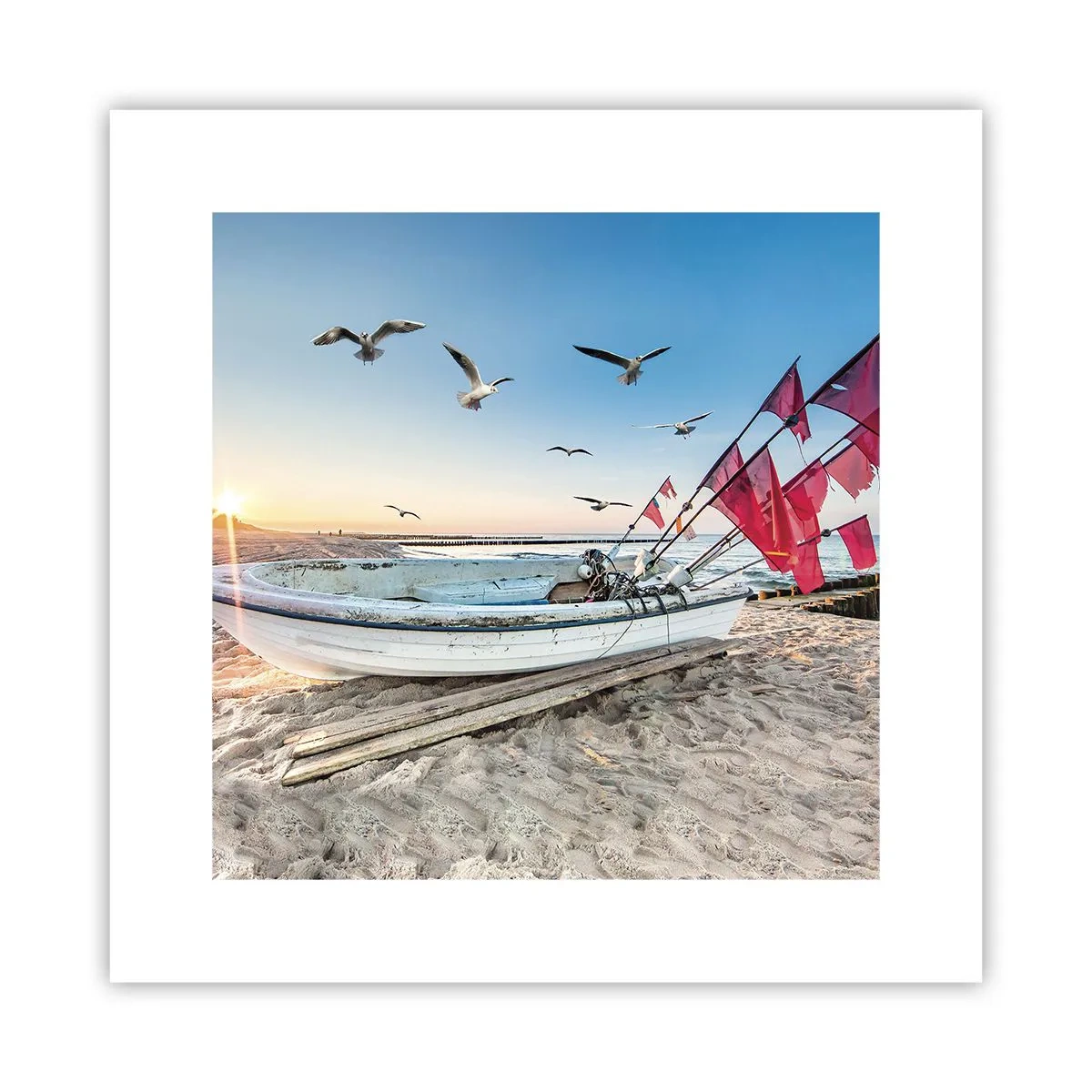 Affiche - Poster - Repos mérité - 30x30 cm