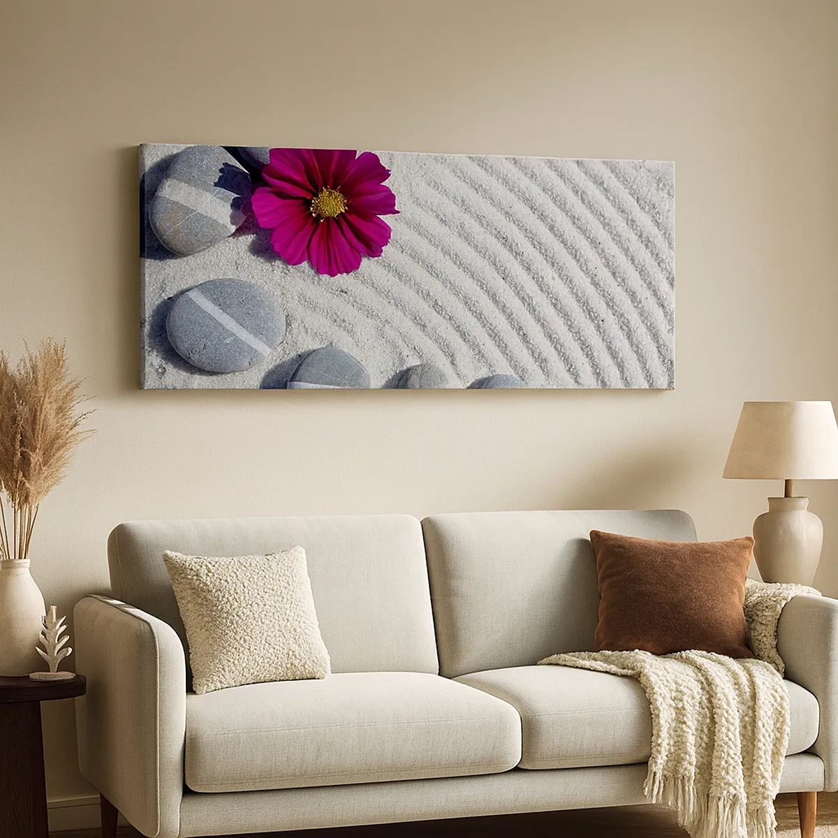 Impression sur toile - Image sur toile - Énergie et paix du cercle magique de la nature - 30x30 cm