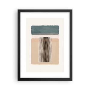 Affiche dans un cadre noir - Poster - Tout est en ordre - 30x40 cm