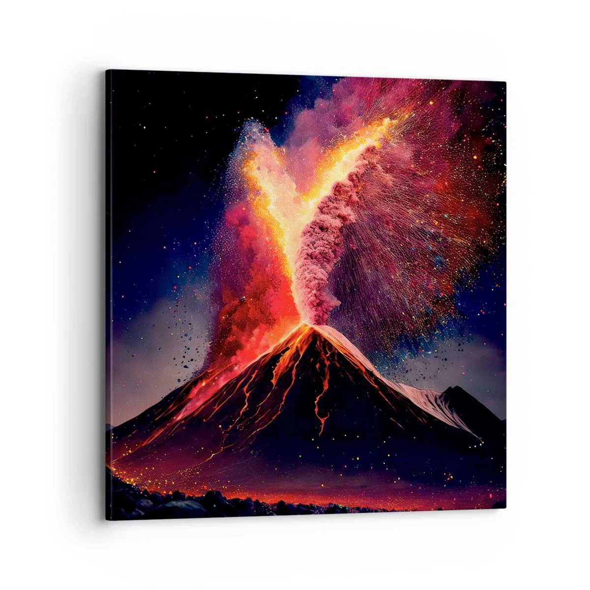 Impression sur toile - Image sur toile - Beauté et horreur - 70x70 cm