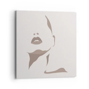 Impression sur toile - Image sur toile - Fait de lumière et d'ombre - 70x70 cm