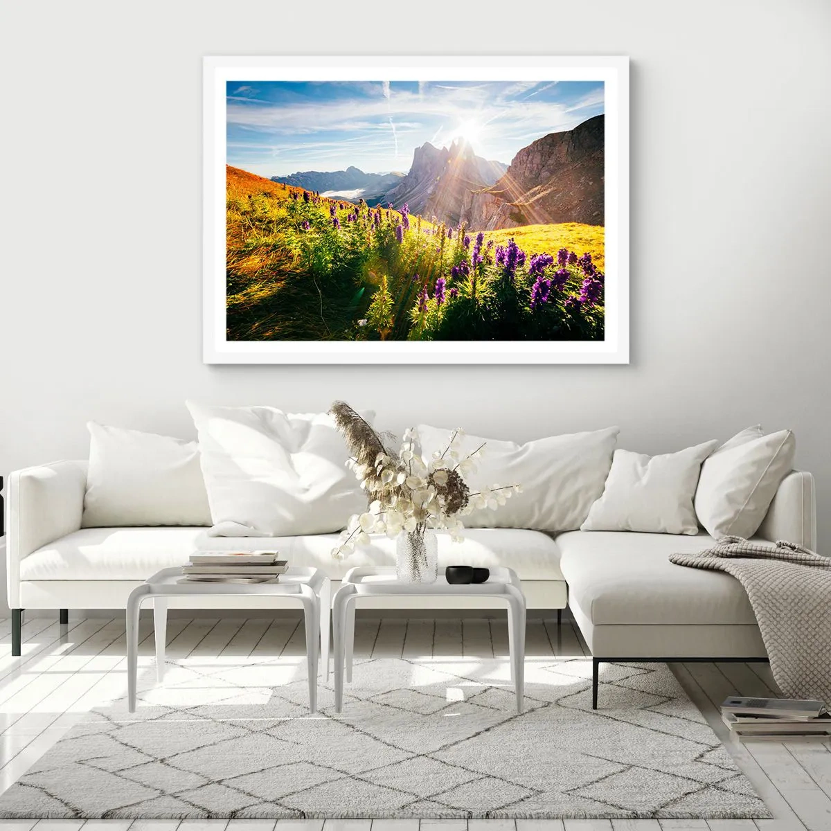 Affiche dans un cadre blanc - Poster - La vie secrète des herbes - 91x61 cm