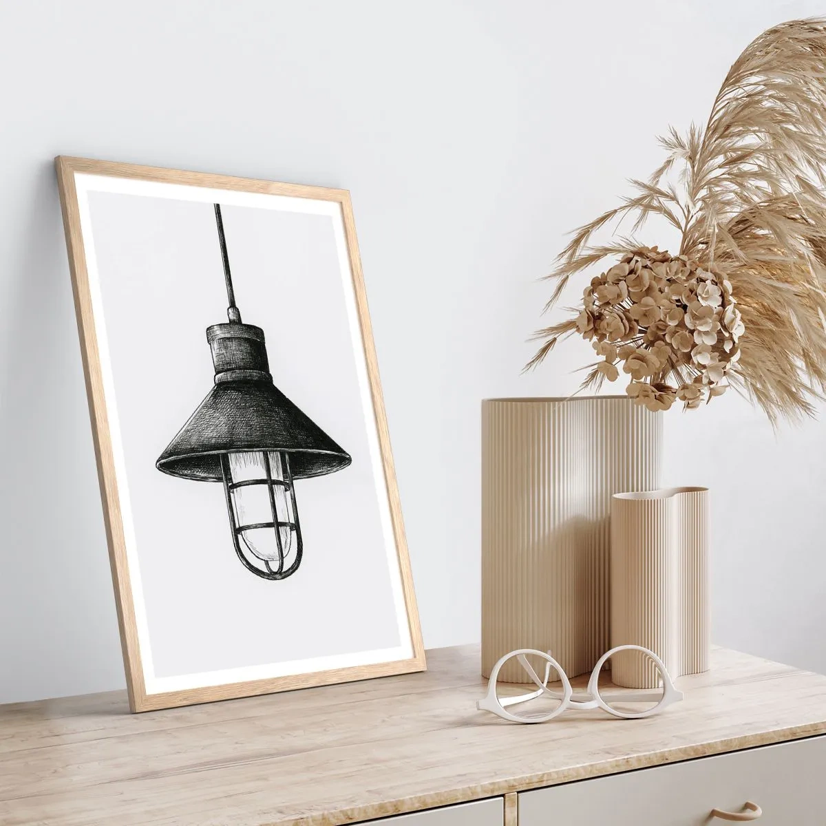 Affiche dans un chêne clair - Poster - Comme il y a des années… - 40x50 cm