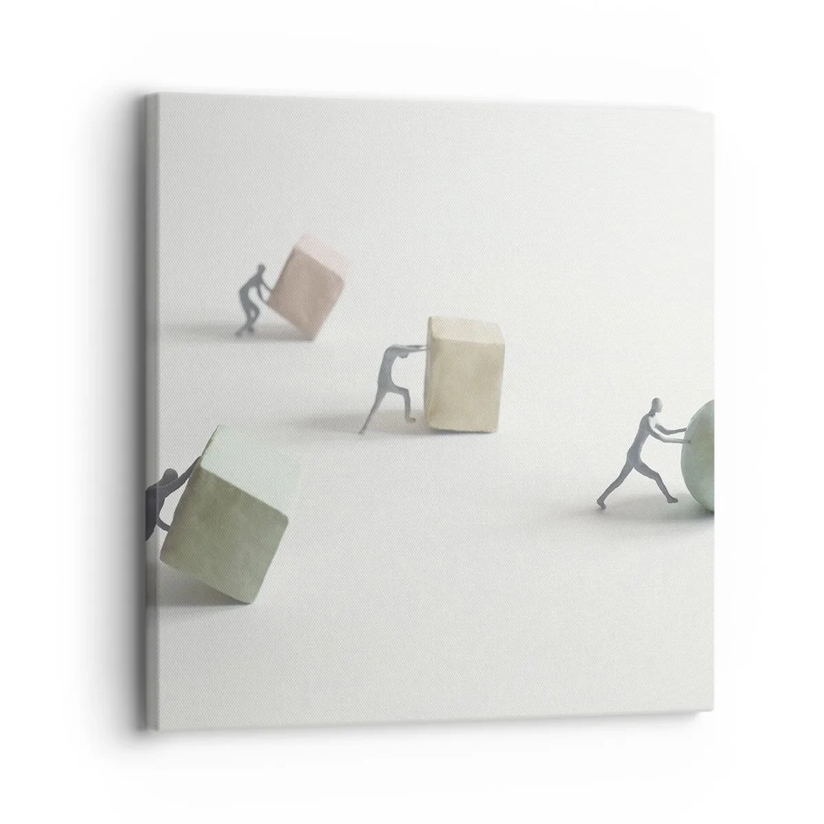 Impression sur toile - Image sur toile - Rien que la vie - 30x30 cm