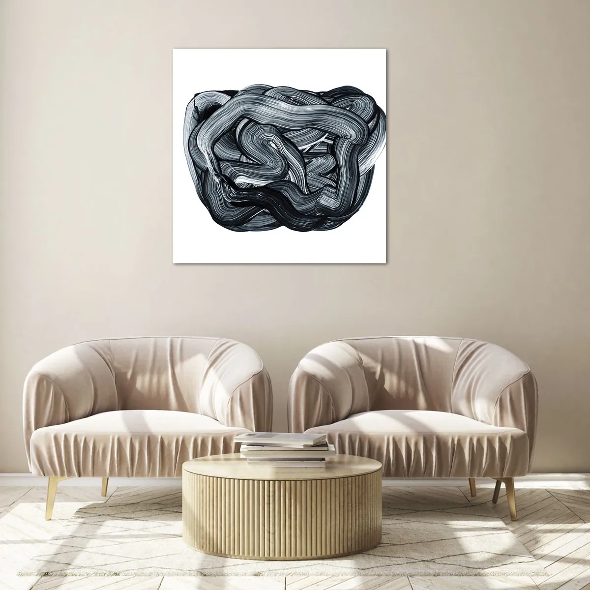 Impression sur verre - Image sur verre - Ce n'est pas si simple - 40x40 cm