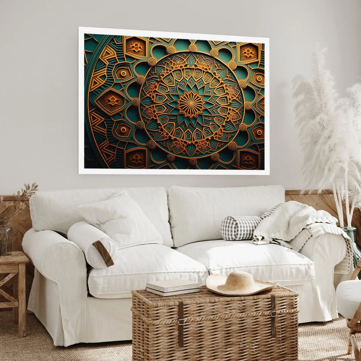 Affiche - Poster - Dans une ambiance arabe - 70x50 cm