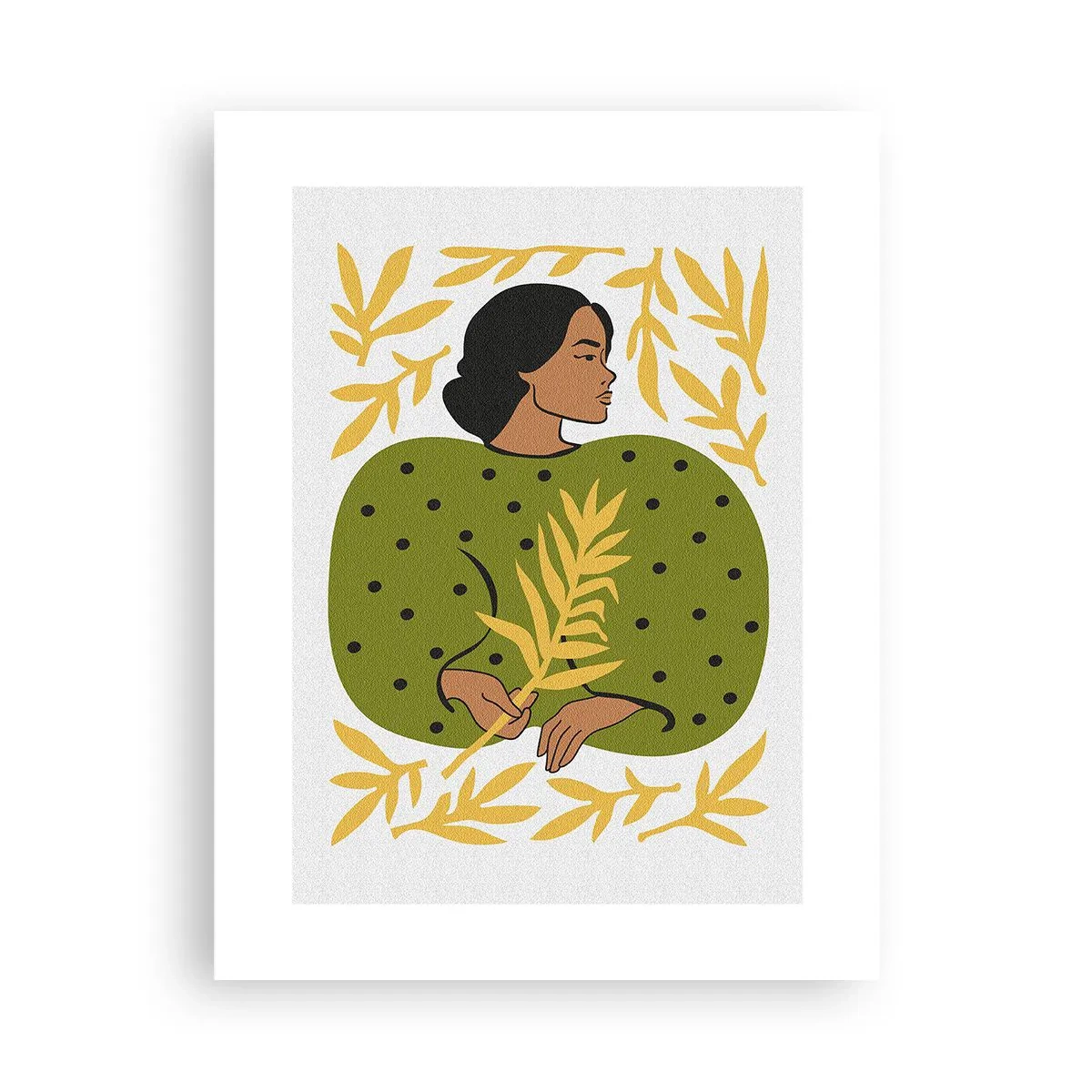 Affiche - Poster - Fille hawaïenne - 30x40 cm