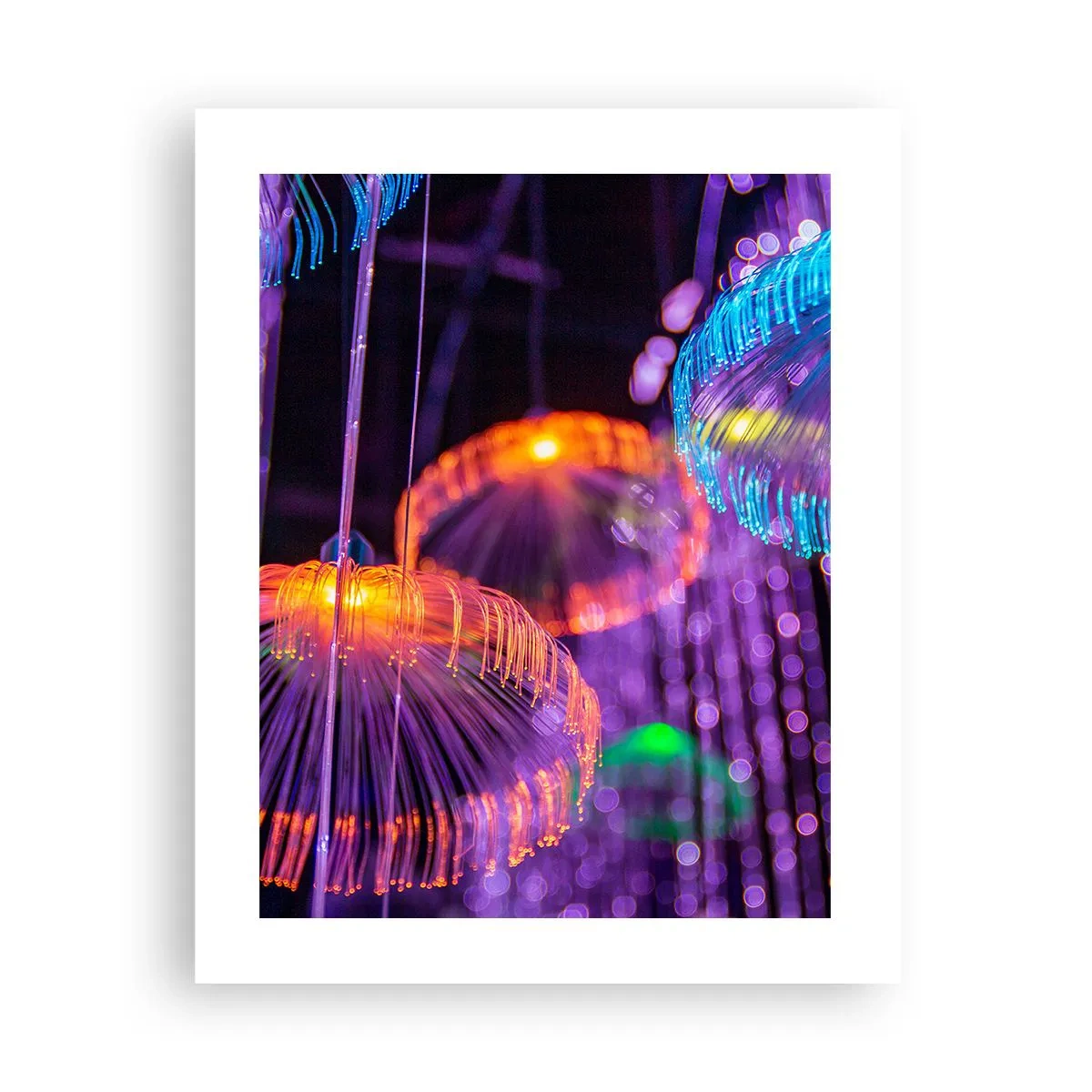 Affiche - Poster - Fontaine lumineuse - 40x50 cm