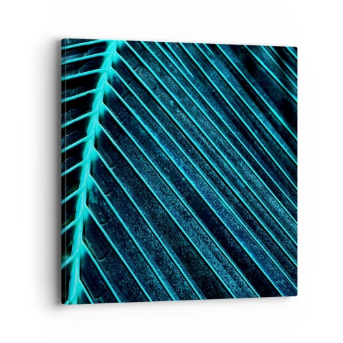 Impression sur toile - Image sur toile - Texture verte - 40x40 cm