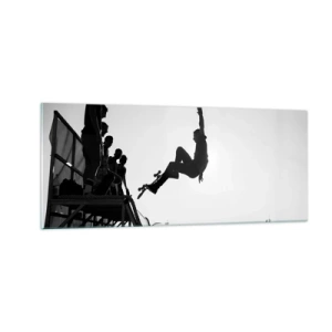Impression sur verre - Image sur verre - Héros et spectateurs - 100x40 cm