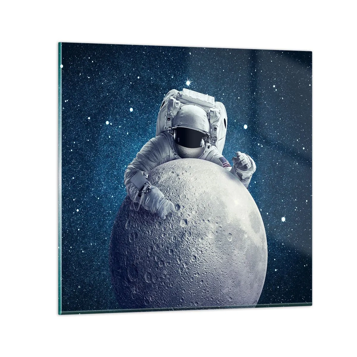 Impression sur verre - Image sur verre - Comique de l'espace - 40x40 cm