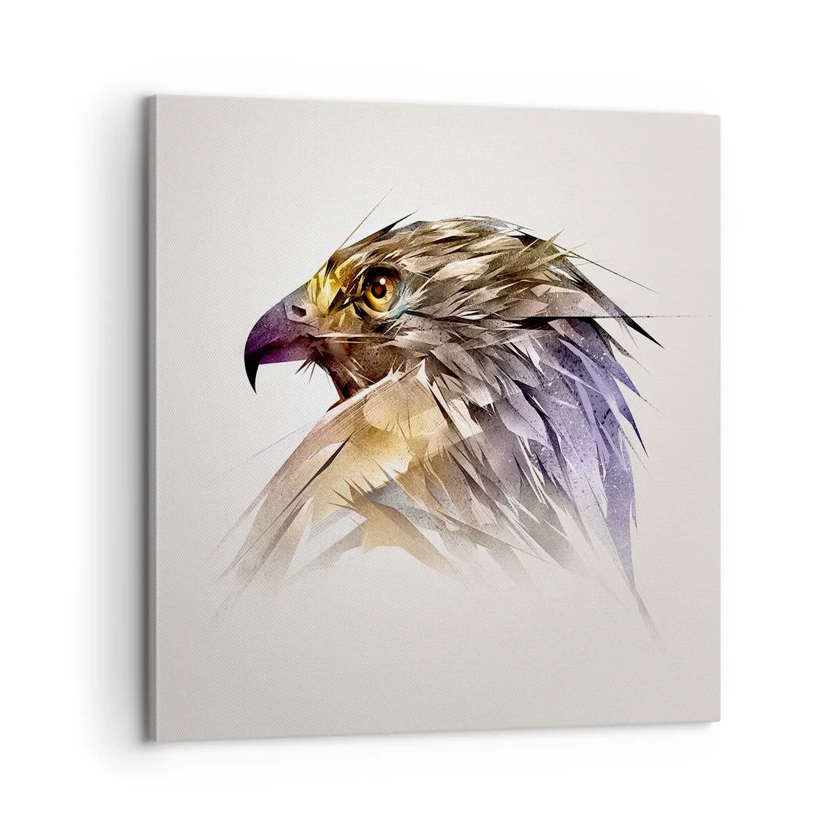 Impression sur toile - Image sur toile - Portrait d'un guerrier - 60x60 cm