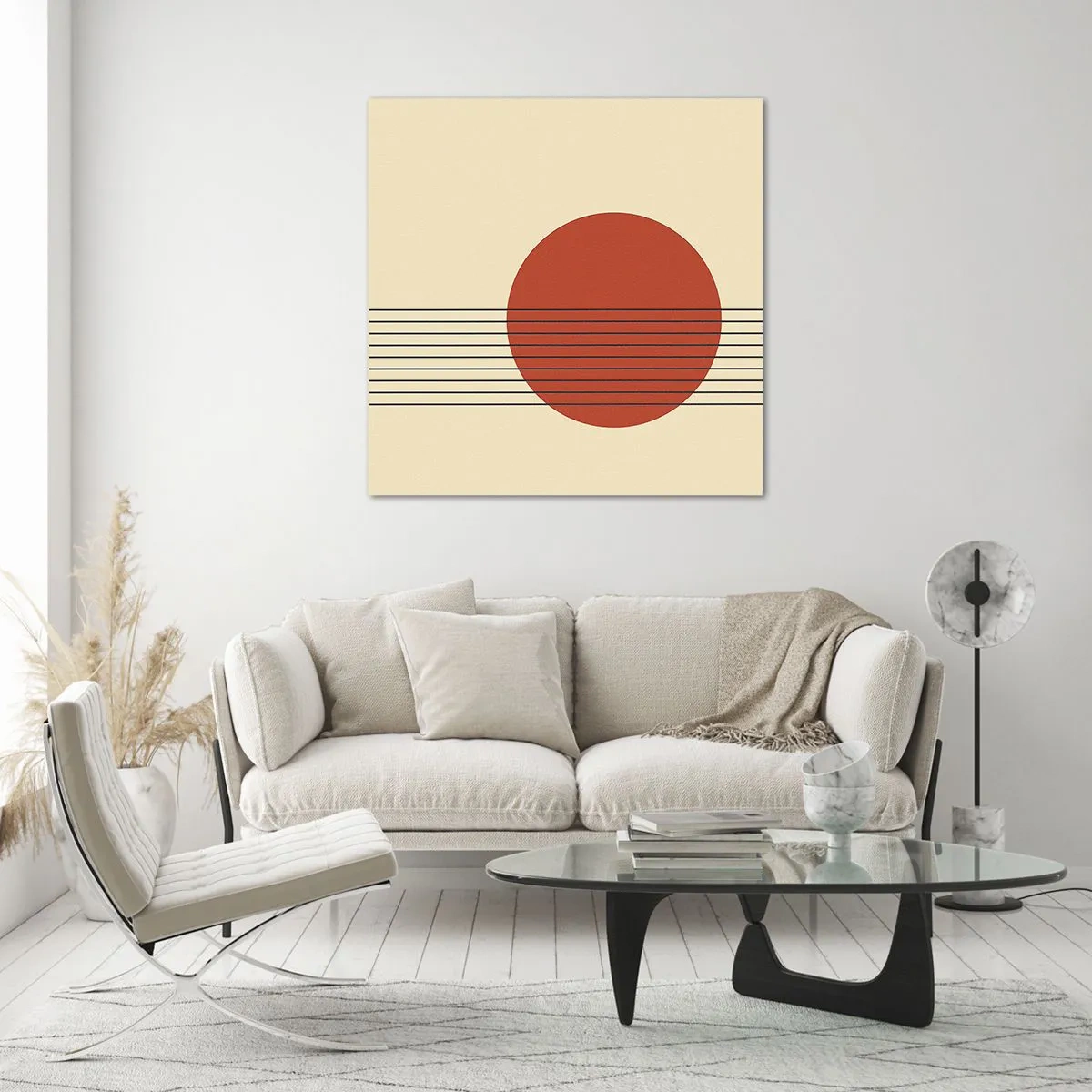 Impression sur verre - Image sur verre - Aux alentours et plus loin - 30x30 cm