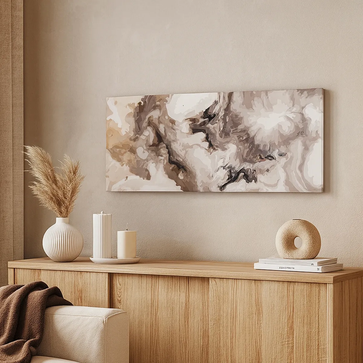 Impression sur toile - Image sur toile - La naissance d'une galaxie - 30x30 cm