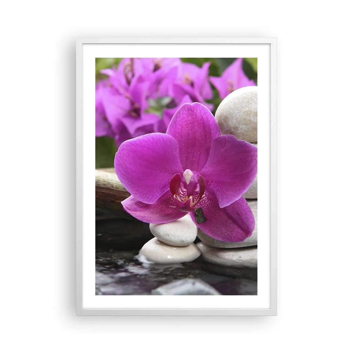 Affiche dans un cadre blanc - Poster - Tu te reposes déjà - 50x70 cm