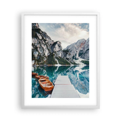 Affiche dans un cadre blanc - Poster - On va te montrer la beauté - 40x50 cm