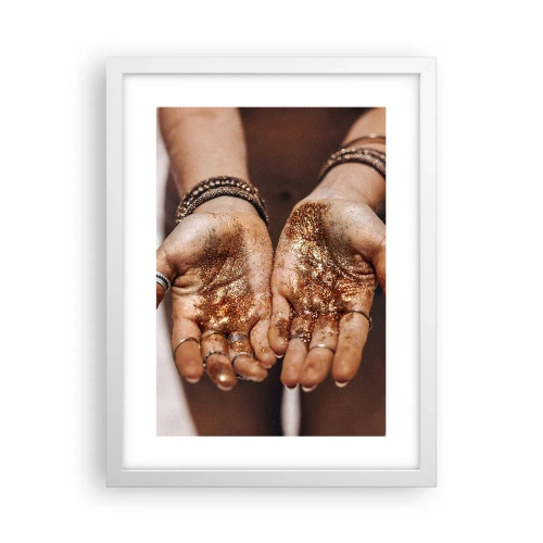 Affiche dans un cadre blanc - Poster - Un don pour vous - 30x40 cm