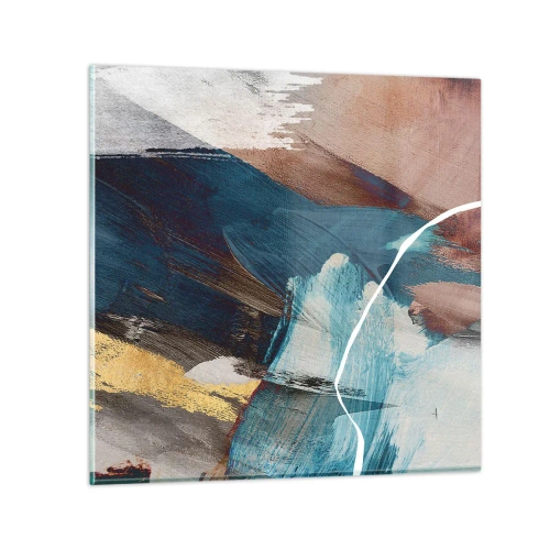 Impression sur verre - Image sur verre - Avec panache et énergie - 70x70 cm