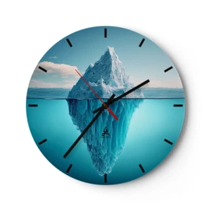 Horloge murale - Pendule murale - Reine de Glace - 40x40 cm