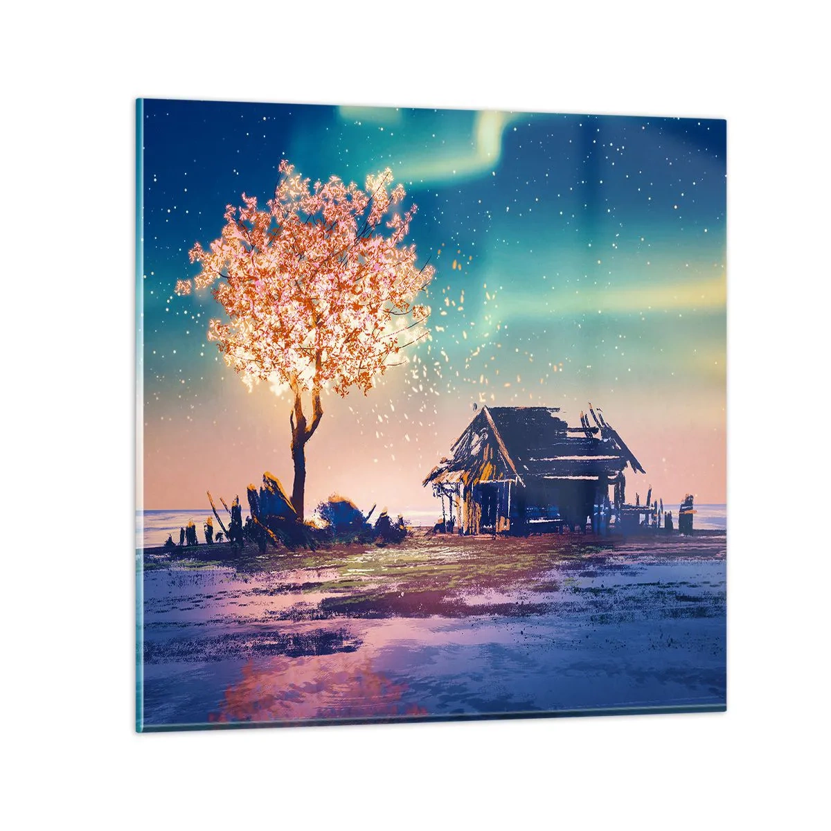 Impression sur verre - Image sur verre - La nature ne passe pas - 40x40 cm