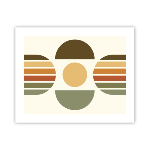 Affiche - Poster - Dans les coulaurs de la terre - 50x40 cm