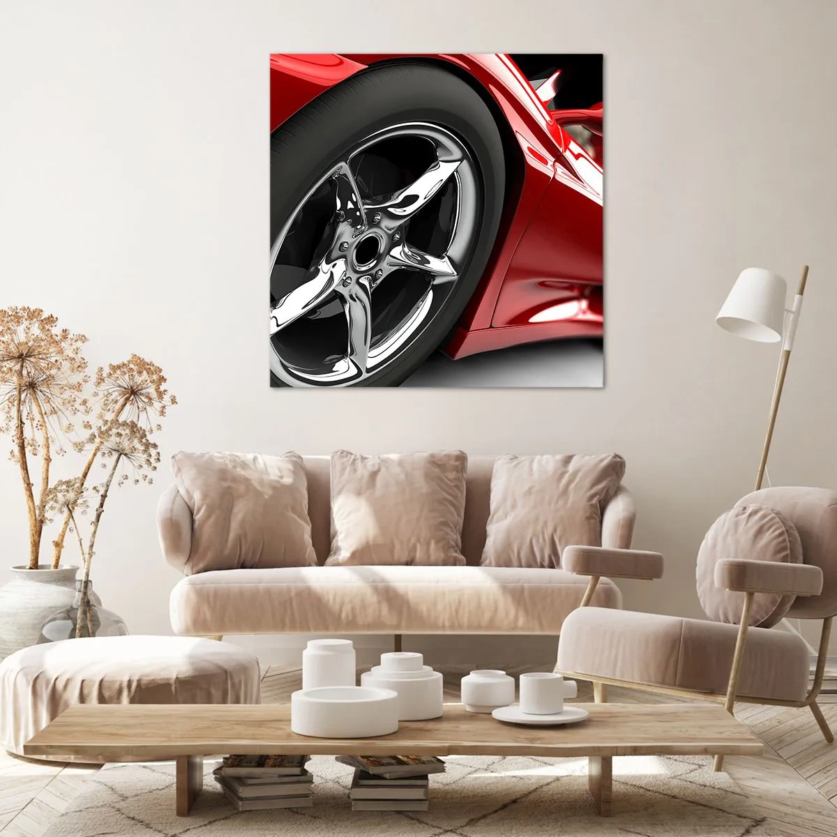 Impression sur toile - Image sur toile - Conçu pour la vitesse - 30x30 cm