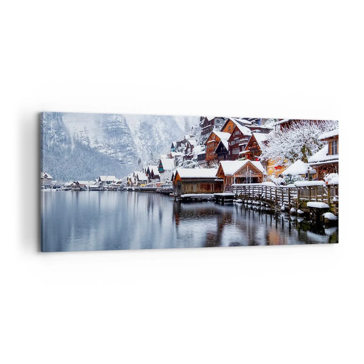 Impression sur toile - Image sur toile - En décoration hivernale - 100x40 cm