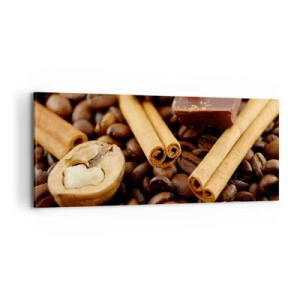Impression sur toile - Image sur toile - Concert d'aromates - 100x40 cm