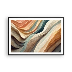 Affiche dans un cadre noir - Poster - Le moment avant le changement - 91x61 cm