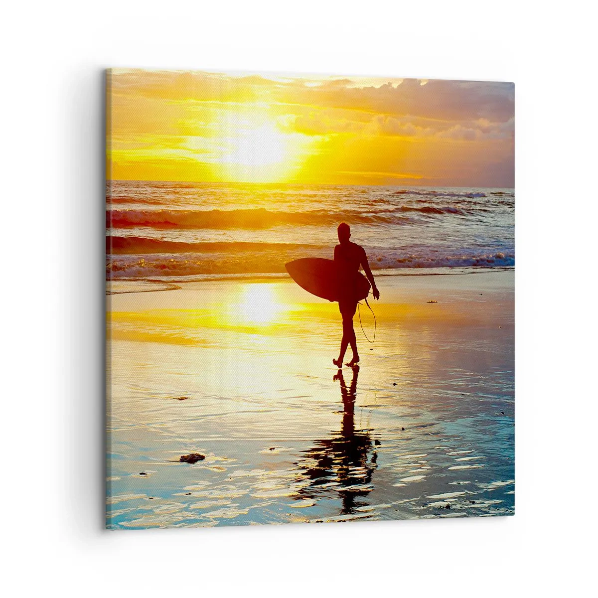 Impression sur toile - Image sur toile - Le retour du guerrier - 50x50 cm