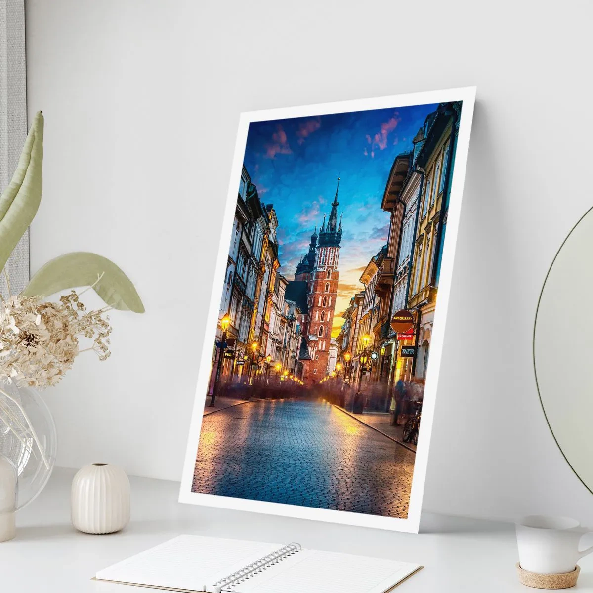 Affiche - Poster - La magie de Cracovie - 70x100 cm