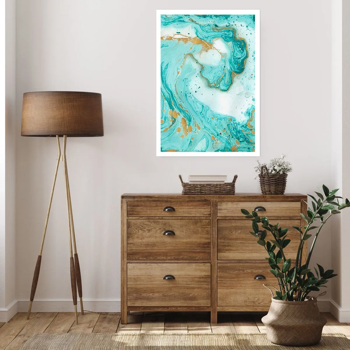 Affiche - Poster - Sous la grande vague de l'ère Edo - 40x50 cm