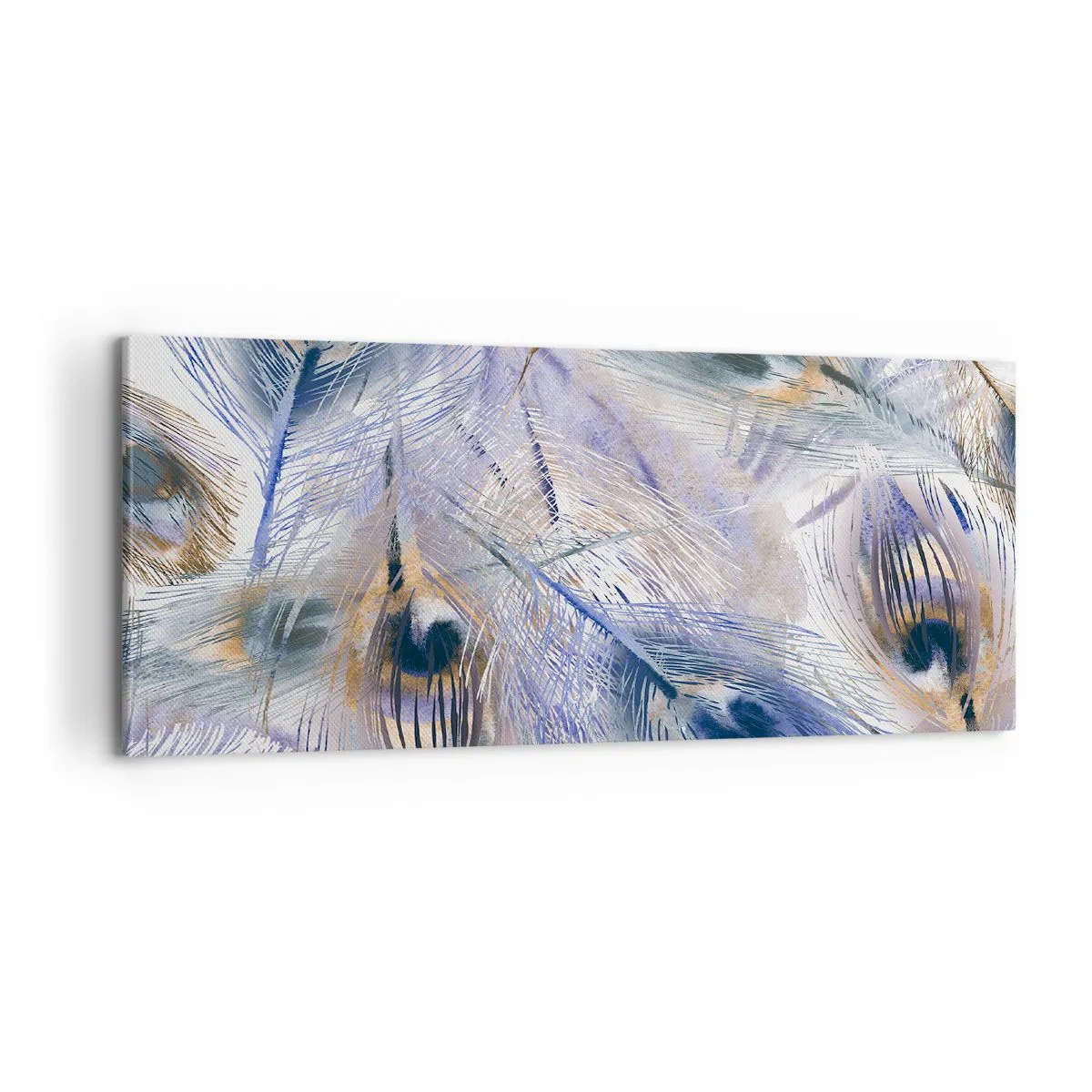 Impression sur toile - Image sur toile - Composition de paon - 100x40 cm