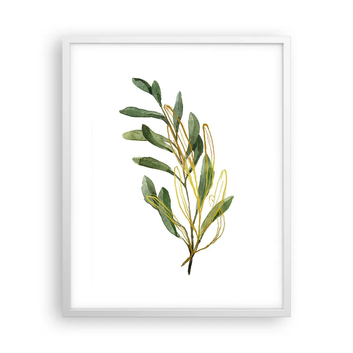 Affiche dans un cadre blanc - Poster - Tout ce qui est bon - 40x50 cm