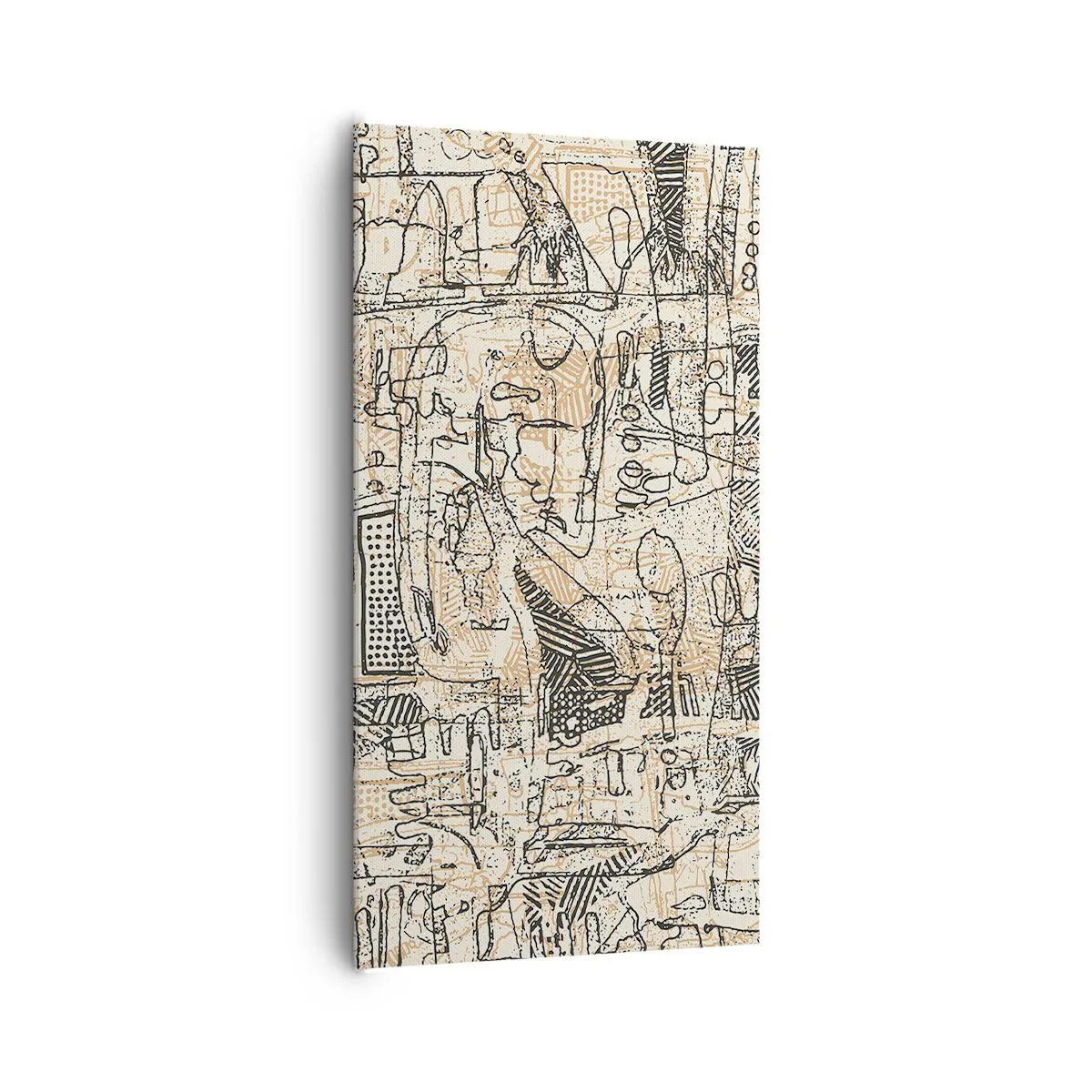 Impression sur toile - Image sur toile - Il attend d'être décodé - 65x120 cm