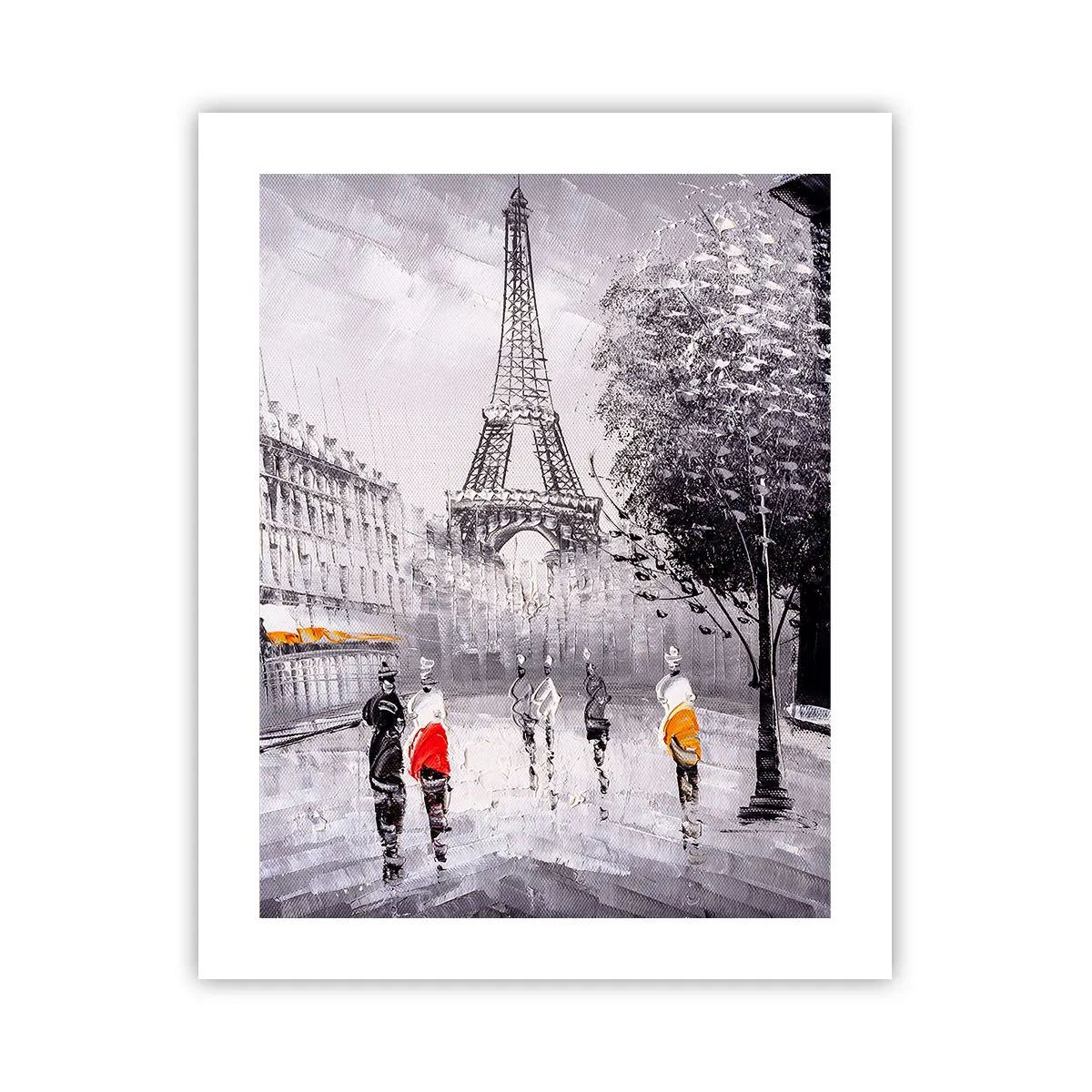 Affiche - Poster - Balade parisienne - 40x50 cm