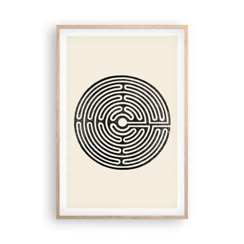 Affiche dans un chêne clair - Poster - Ordre mystérieux - 61x91 cm