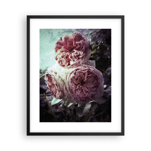 Affiche dans un cadre noir - Poster - Dans une ambiance romantique - 40x50 cm