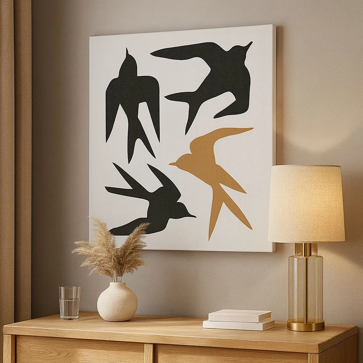 Impression sur toile - Image sur toile - Avaler du plaisir - 30x30 cm